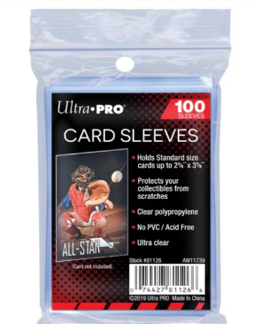 Soft Trading Card Penny Sleeves (100)