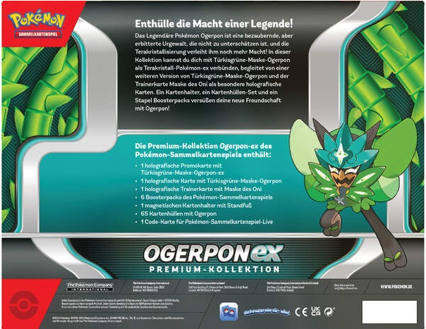 Pokemon PKM Ogerpon-ex Premium-Kollektion (DE)
