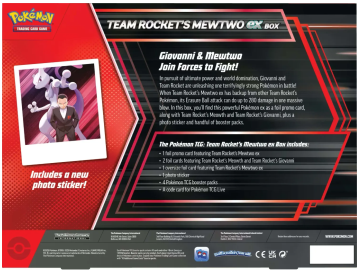 Pokémon - Team Rocket's Mewtwo EX Box - DE