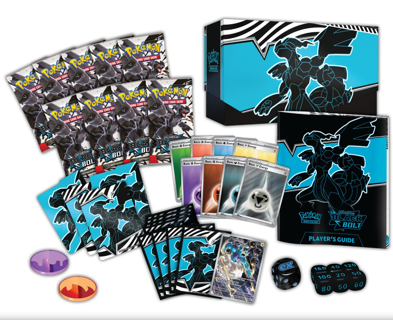 Pokémon - Karmesin und Purpur - SV10.5 Black Bolt - Top Trainer Box - DE