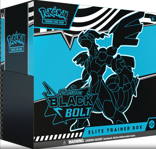 Pokémon - Karmesin und Purpur - SV10.5 Black Bolt - Top Trainer Box - DE