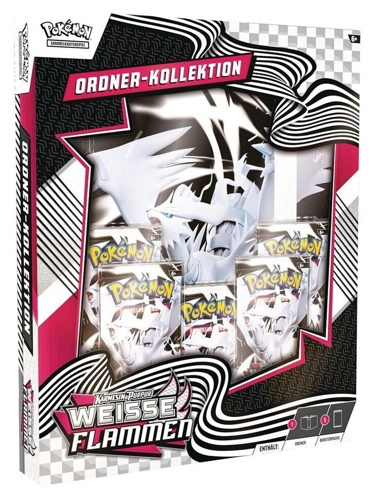 Pokemon 9-Pocket Pro Binder Schwarze Blitze und Weiße Flammen
