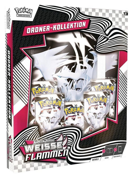 Pokemon 9-Pocket Pro Binder Schwarze Blitze und Weiße Flammen